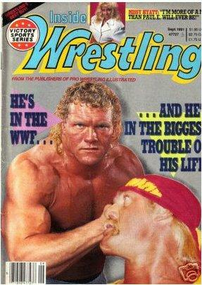 Inside Wrestling September 1991 Magazine PWcatalog
