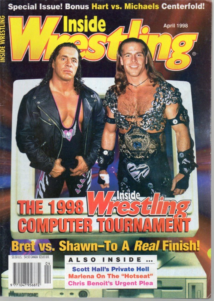 Inside Wrestling April 1998 Magazine PWcatalog