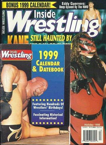 Inside Wrestling 1998 Magazine PWcatalog