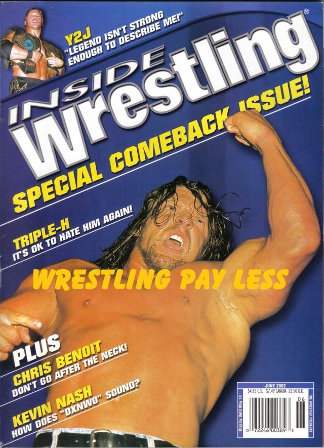 Inside Wrestling June 2002 Magazine PWcatalog