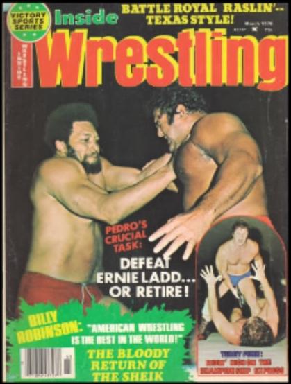 Inside Wrestling Magazine PWcatalog