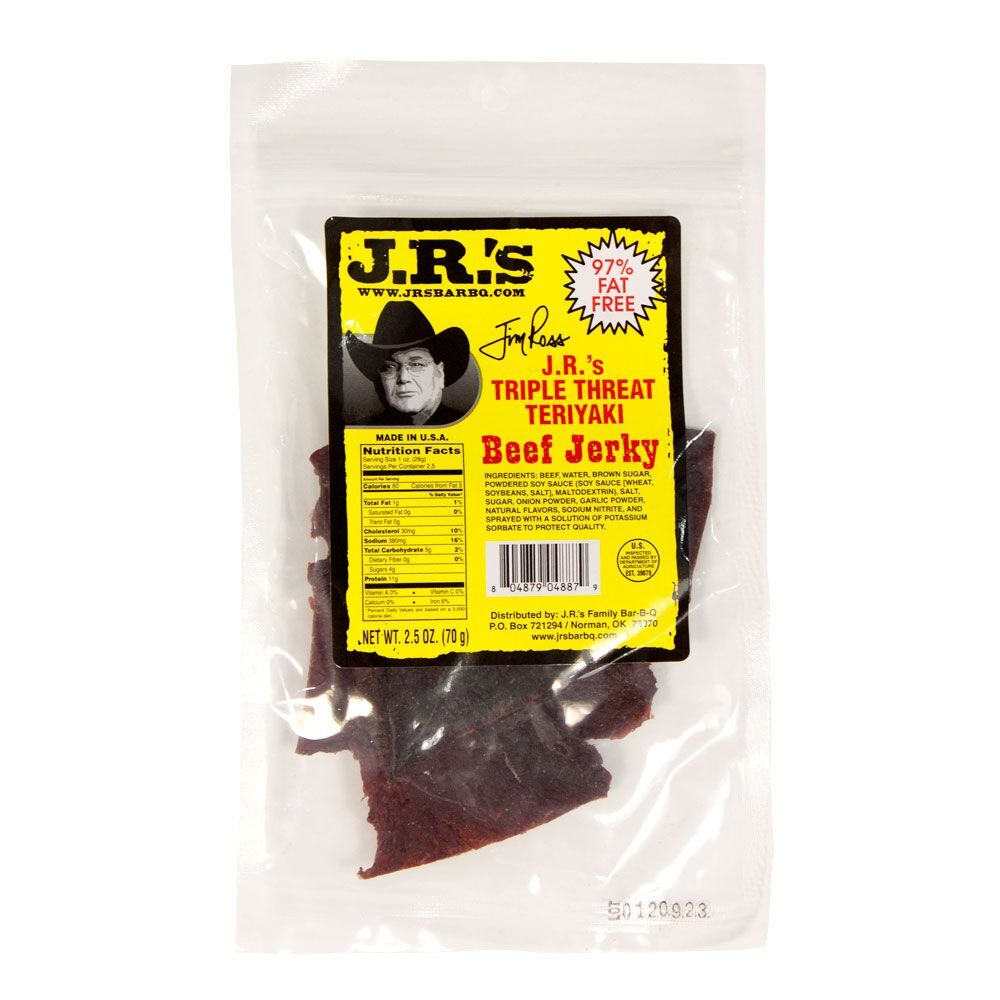 JR's Triple Threat Teriyaki Beef Jerky PW Catalog
