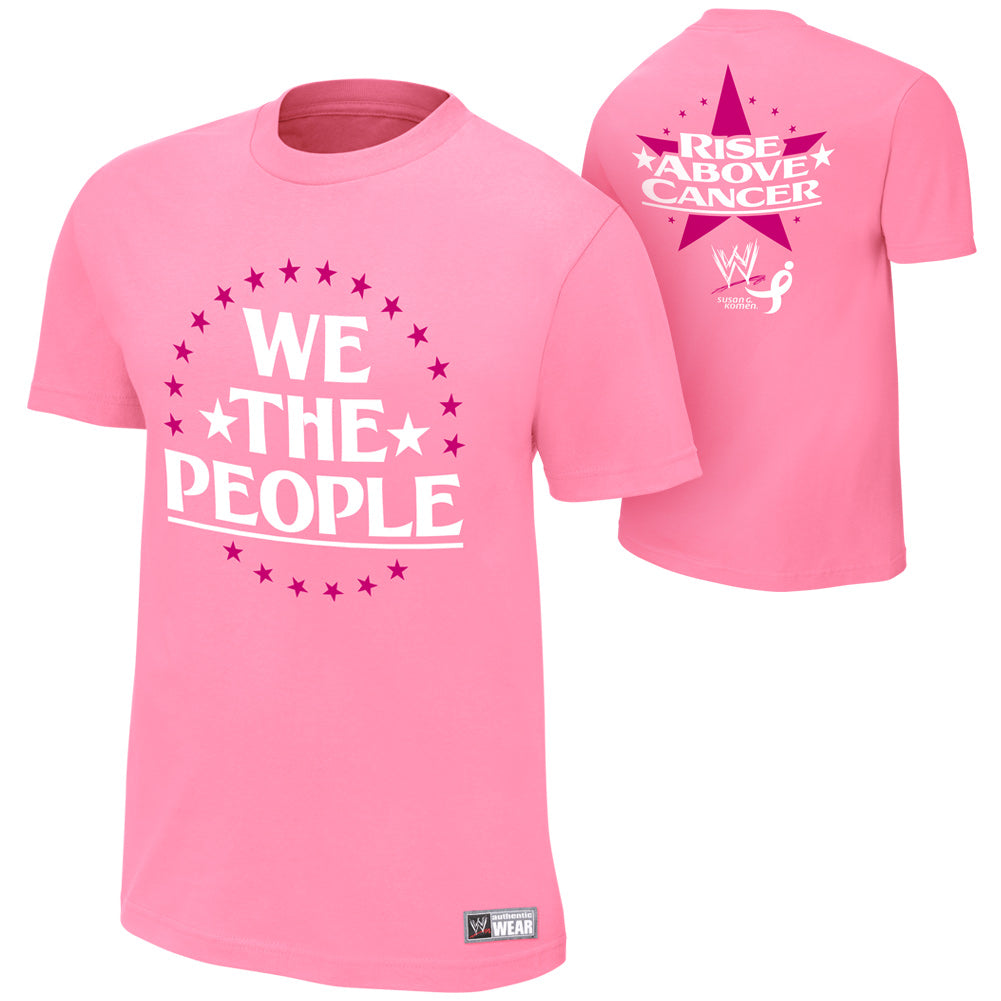 Jack Swagger Rise Above Cancer Pink T-Shirt Pwcatalog