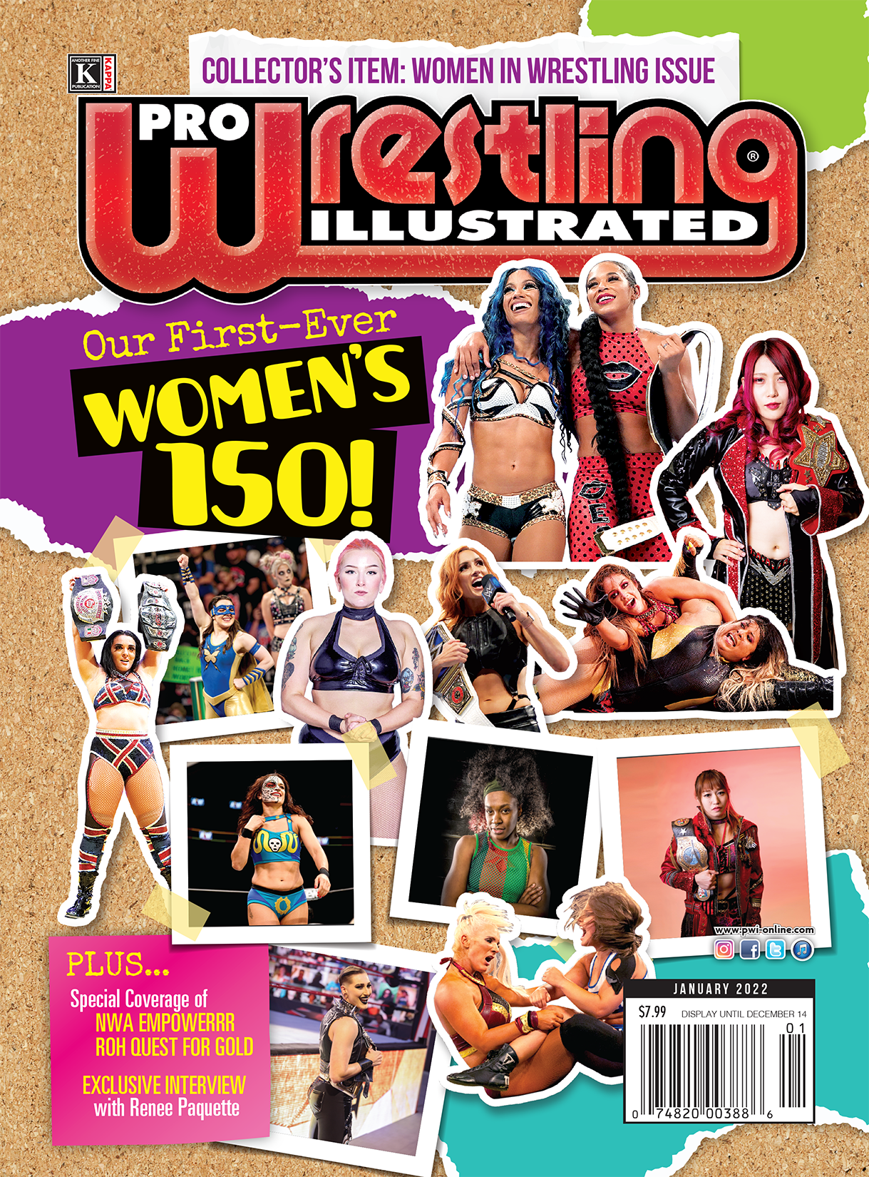 Pro Wrestling Illustrated January 2022 Magazine PWcatalog