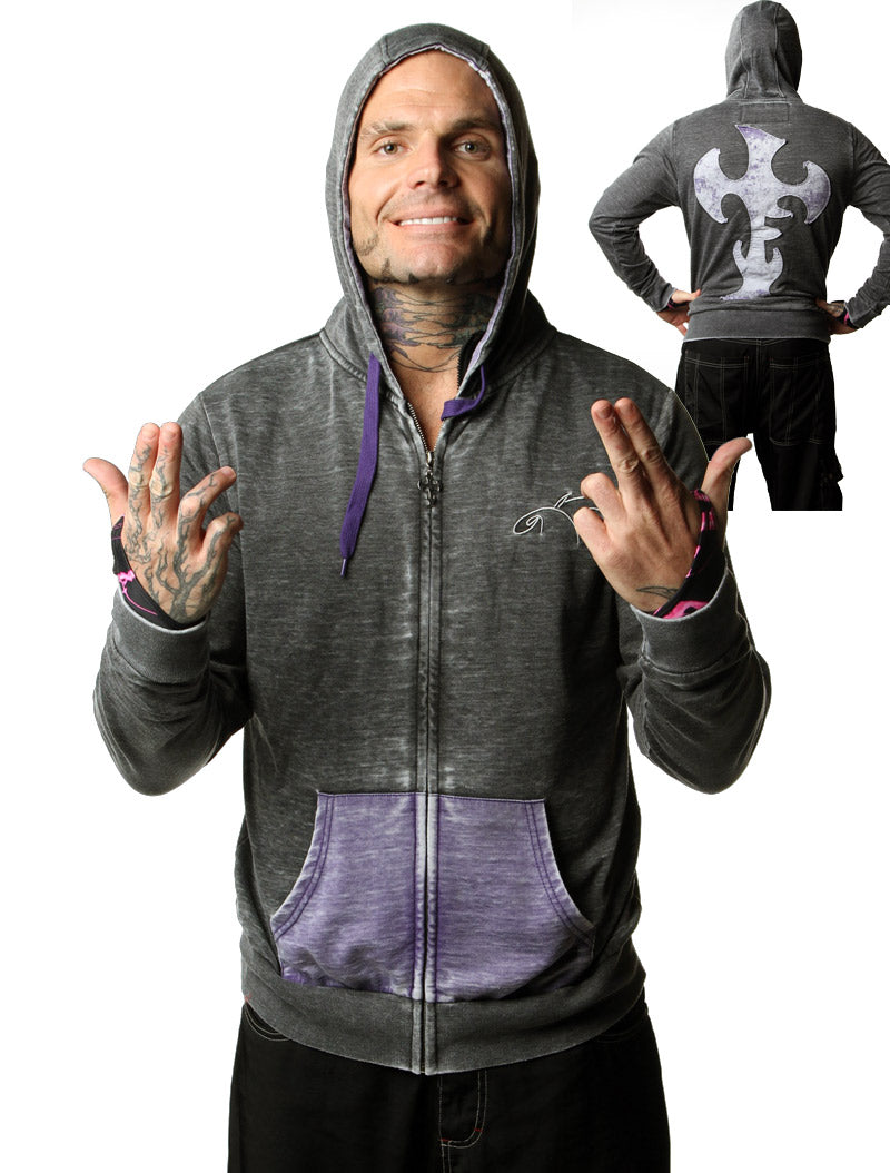 Jeff Hardy Brand Grey Custom Hoodie Pwcatalog