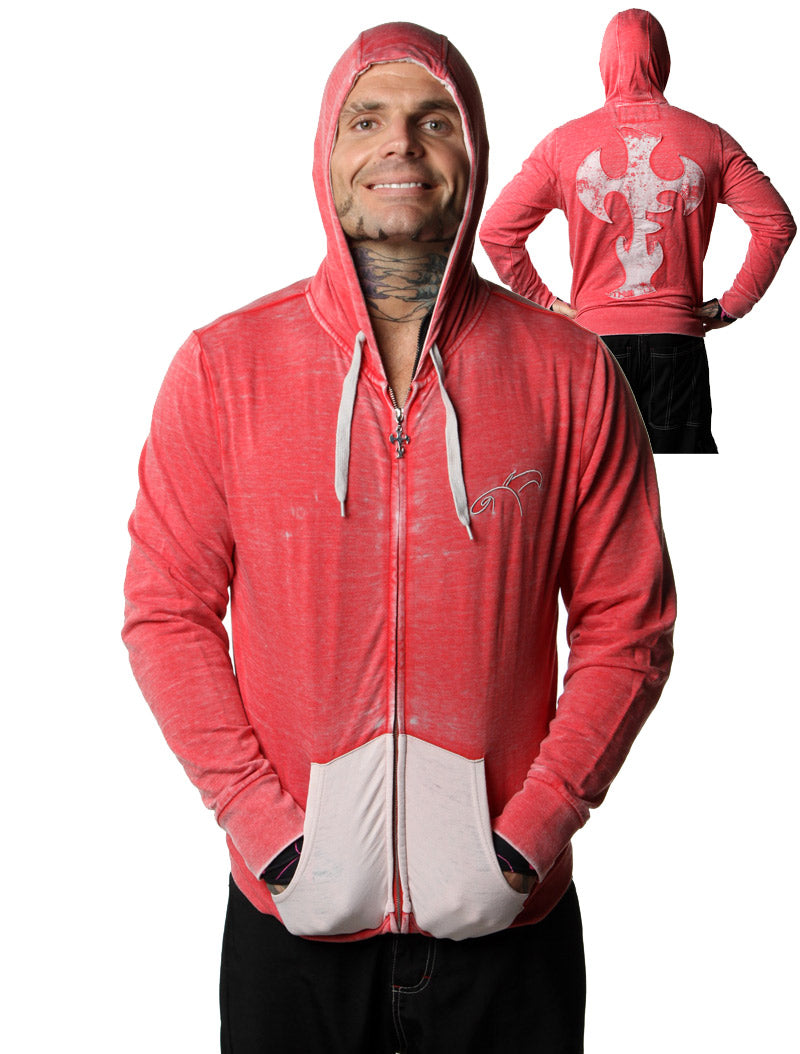 Jeff Hardy Brand Pink Custom Hoodie Pwcatalog