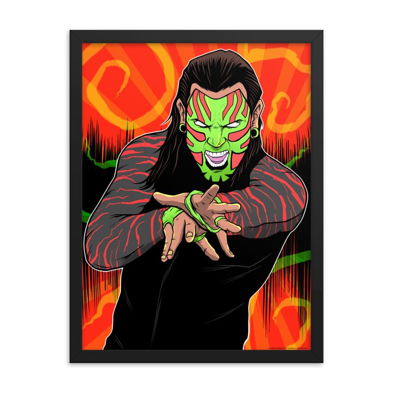 Jeff Hardy Get Ready 18x24 Framed Giclée Art Print Poster Pwcatalog