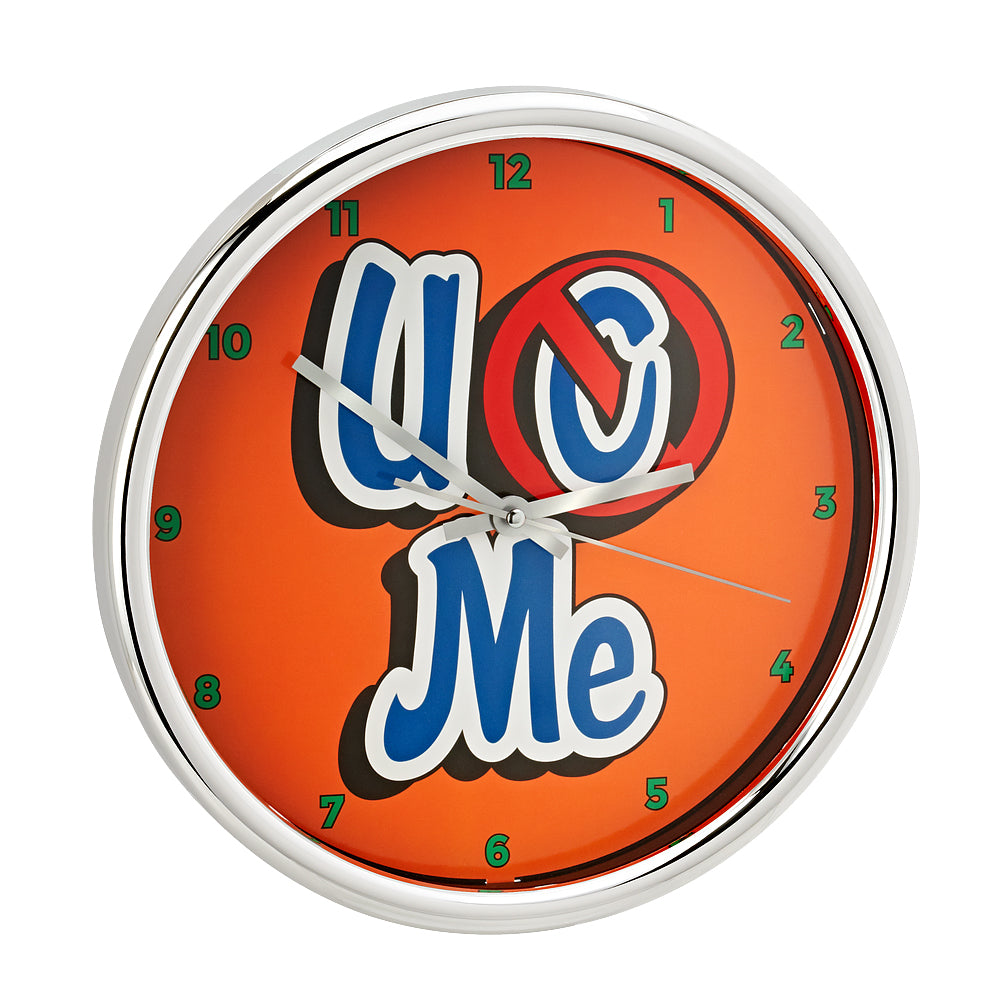 John Cena 12 Chrome Wall Clock Pwcatalog