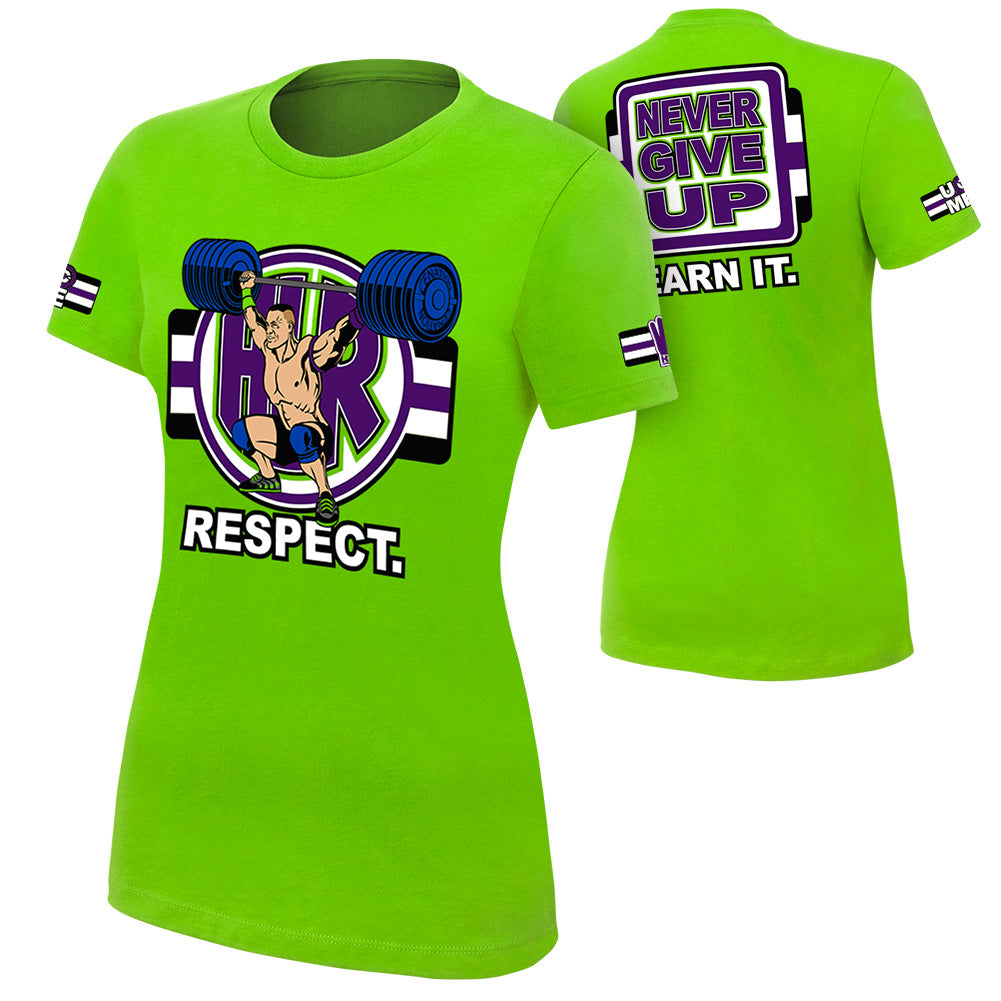 John Cena Cenation Respect Women's Authentic T-Shirt Pwcatalog