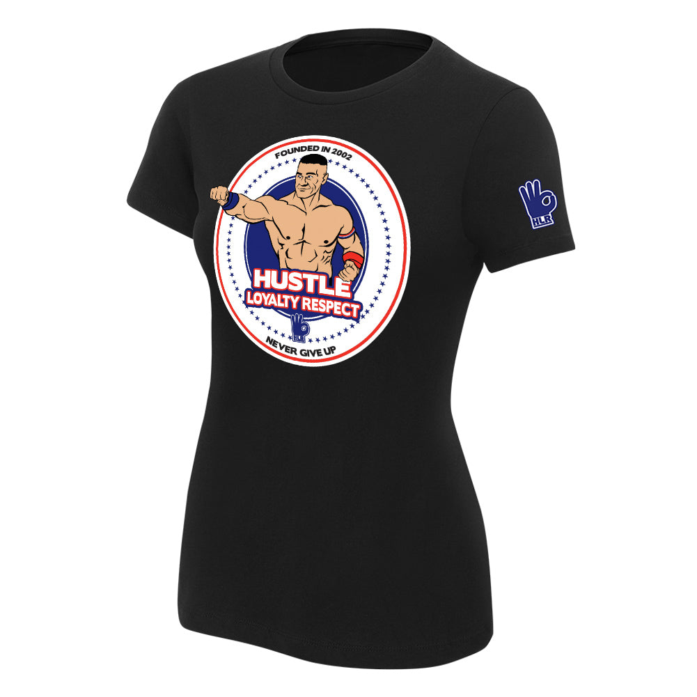 John Cena Hustle Loyalty Respect Women's Authentic T-Shirt Pwcatalog