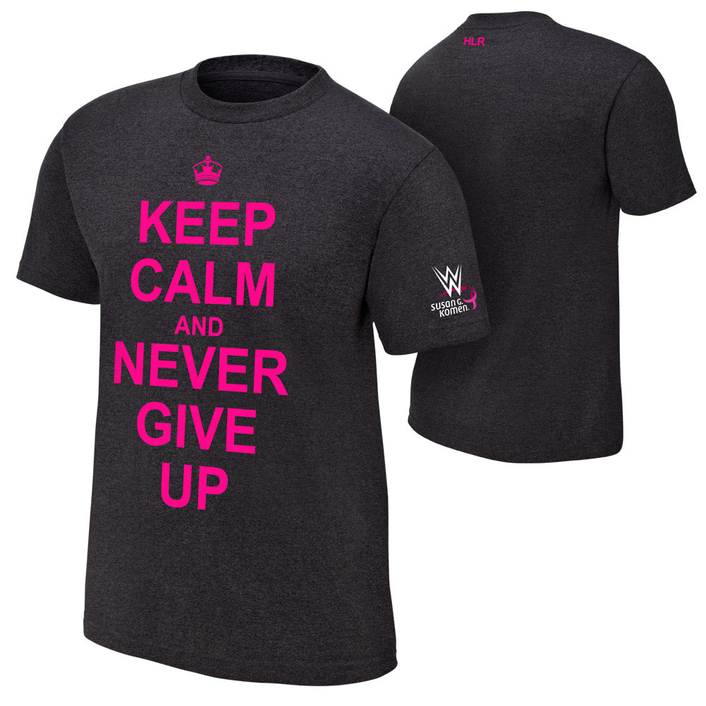 John Cena Keep Calm and Never Give Up Courage Conquer Cure T-Shirt Pwcatalog