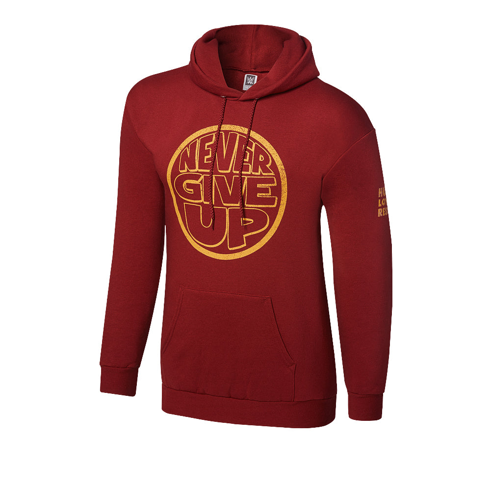 John Cena Never Give Up Red Pullover Hoodie Sweatshirt Pwcatalog