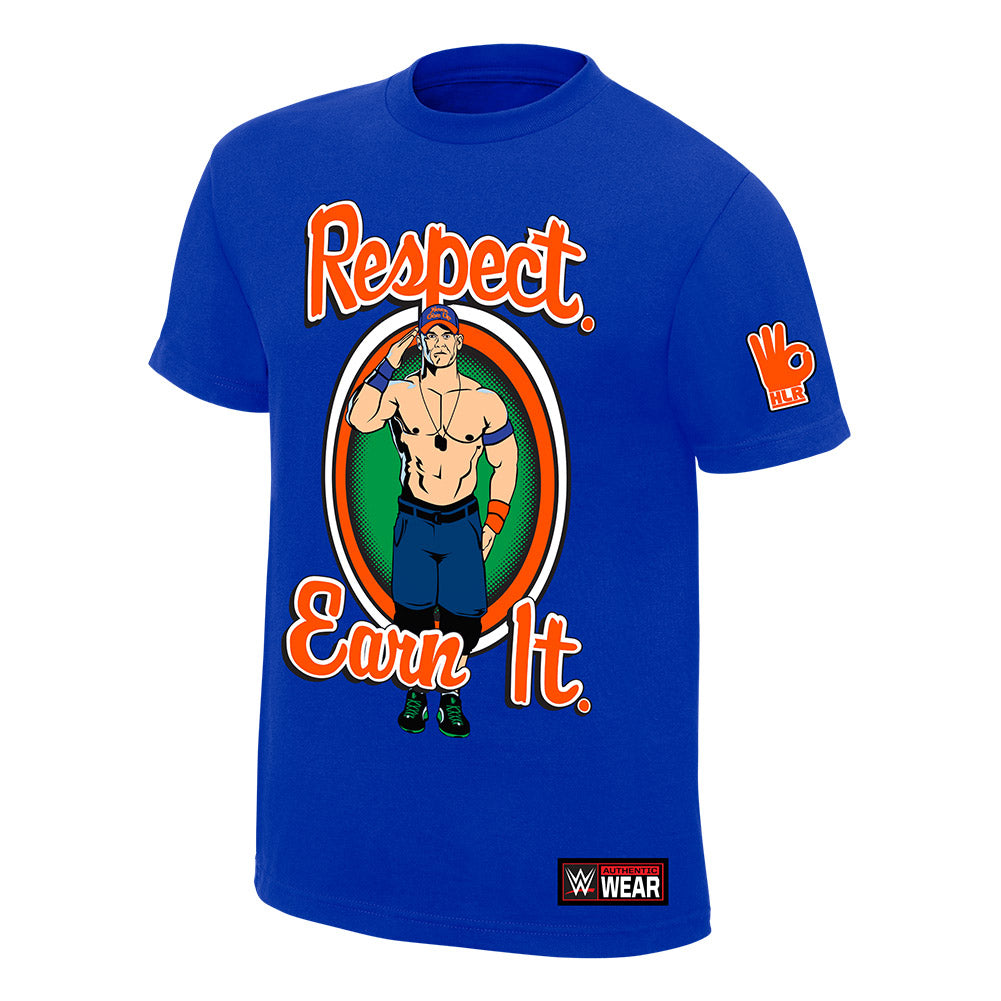 John Cena Respect. Earn It. Authentic T-Shirt Pwcatalog