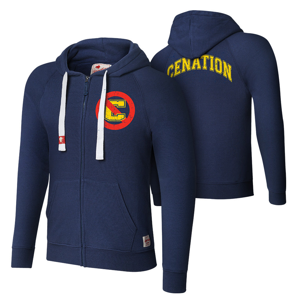 John Cena Tri-Blend Full-Zip Hoodie Sweatshirt Pwcatalog