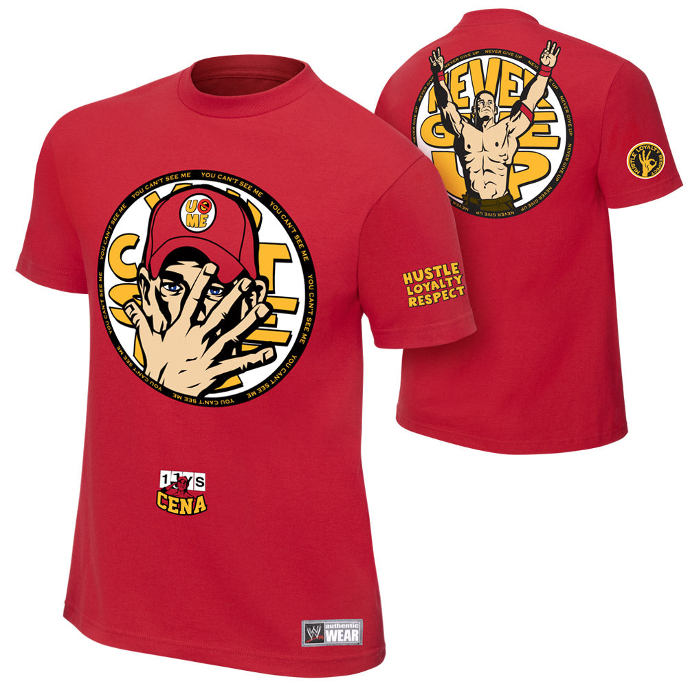 John Cena U Can't C Me Red T-Shirt Pwcatalog