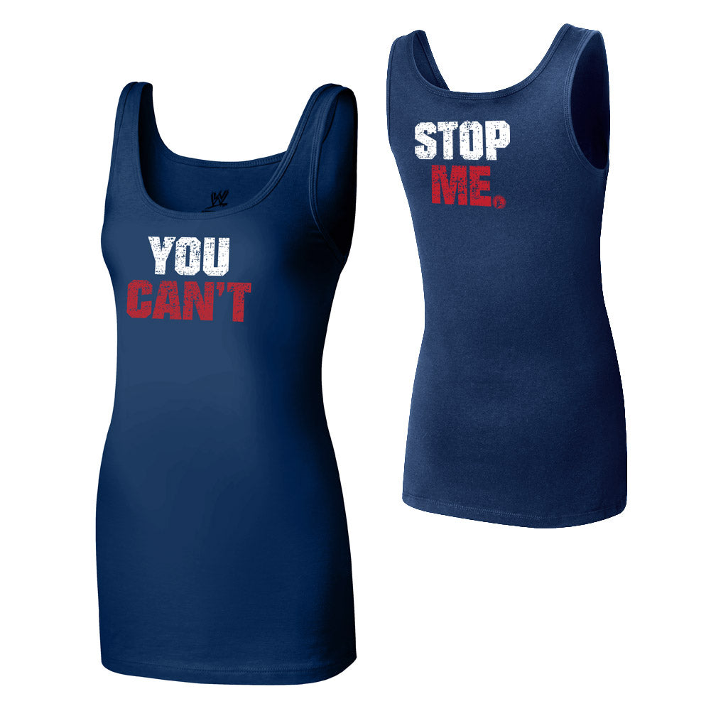John Cena You Can't Stop Me Blue Women's Tank Top Pwcatalog