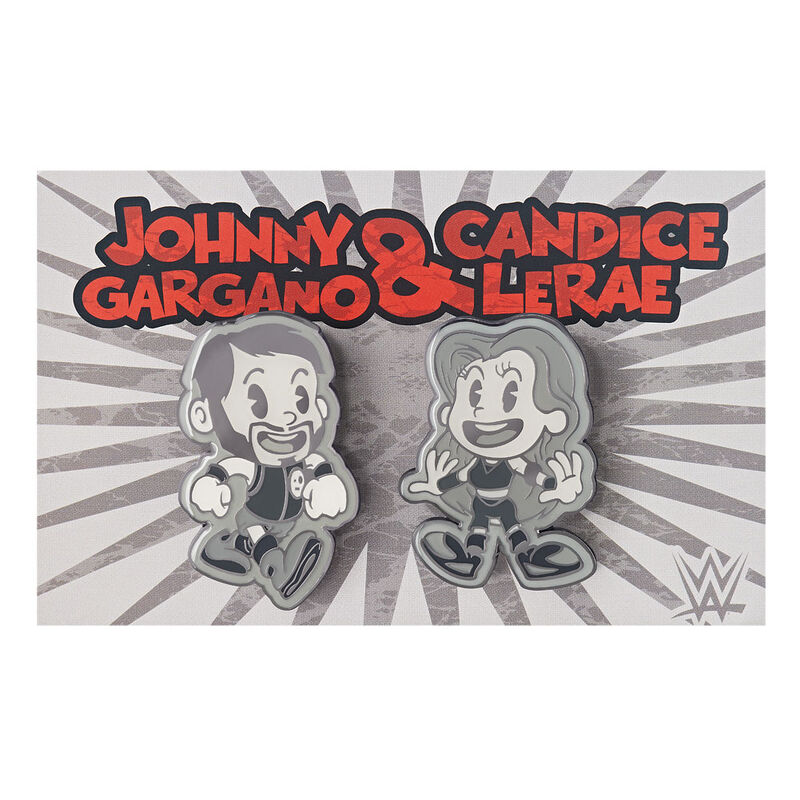 Johnny Gargano & Candice LeRae Limited Edition Pin Set Pwcatalog