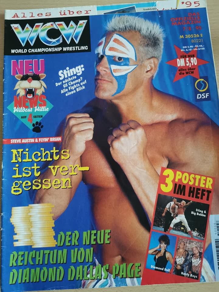 WCW German Magazine July-August 1995 Magazine PWcatalog