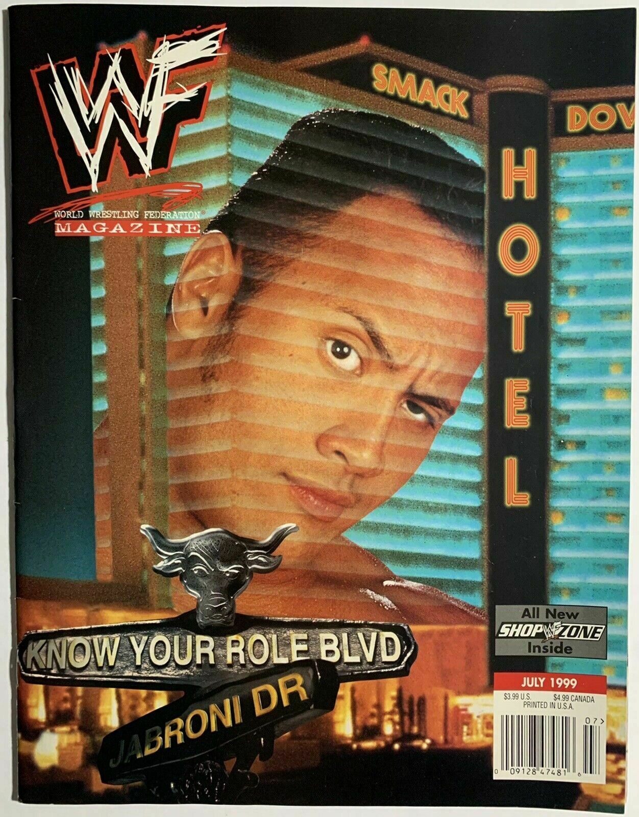 WWF Catalog July 1999 Magazine PWcatalog