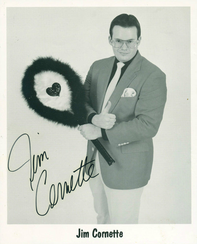 1980's NWA Jim Cornette (signed)vintage JCP Promo Photo PWcatalog