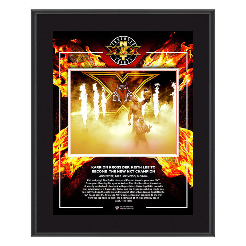 Karrion Kross NXT Takeover XXX 2020 10x13 Commemorative Plaque Pwcatalog