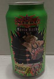Surge Kevin Nash WCW Soda Cans 1999 Set Of 5, Coca-Cola PW Catalog