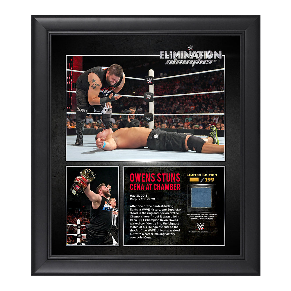Kevin Owens Elimination Chamber 15 x 17 Framed Ring Canvas Photo Collage Pwcatalog