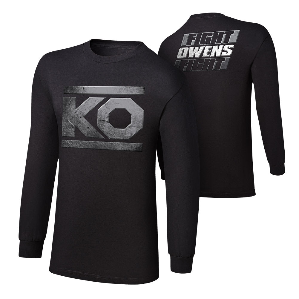 Kevin Owens KO Fight Long Sleeve T-Shirt Pwcatalog