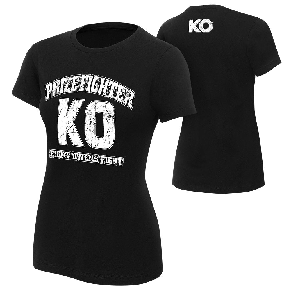 Kevin Owens KO PrizeFighter Women's Authentic T-Shirt Pwcatalog
