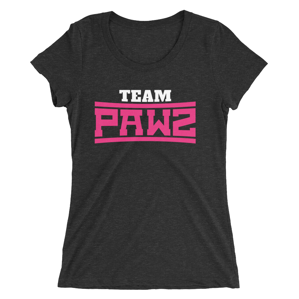 Kevin Owens & Natalya MMC Team Pawz Women's Tri-Blend T-Shirt Pwcatalog
