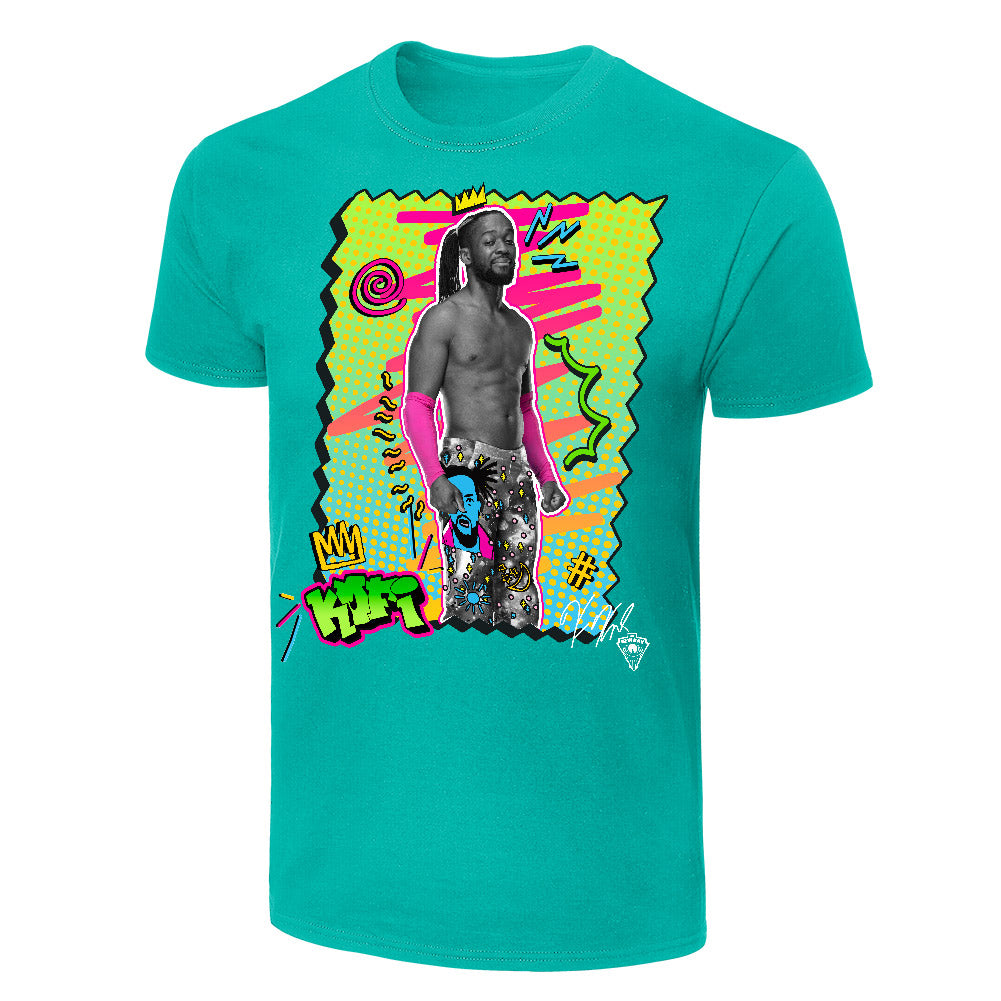 Kofi Kingston Neon Collection Graphic T-Shirt Pwcatalog