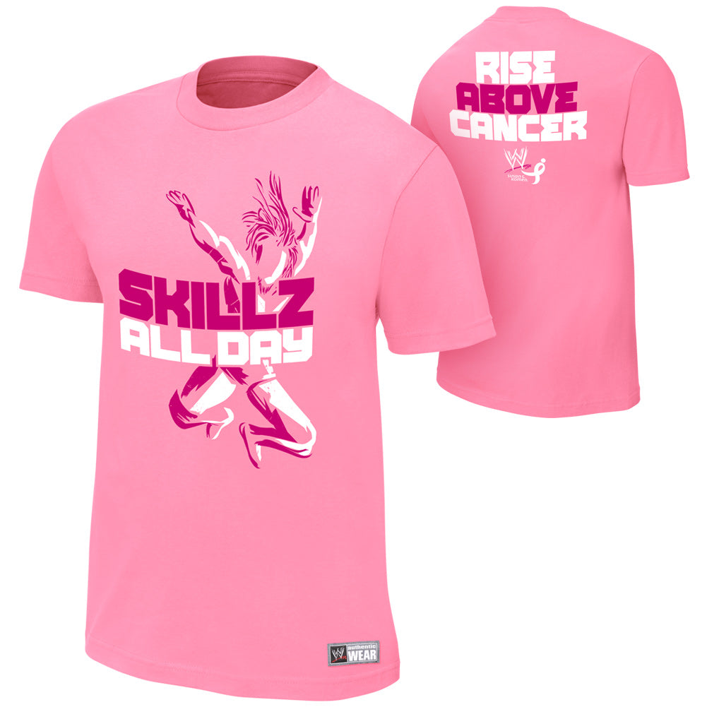 Kofi Kingston Rise Above Cancer Pink T-Shirt Pwcatalog