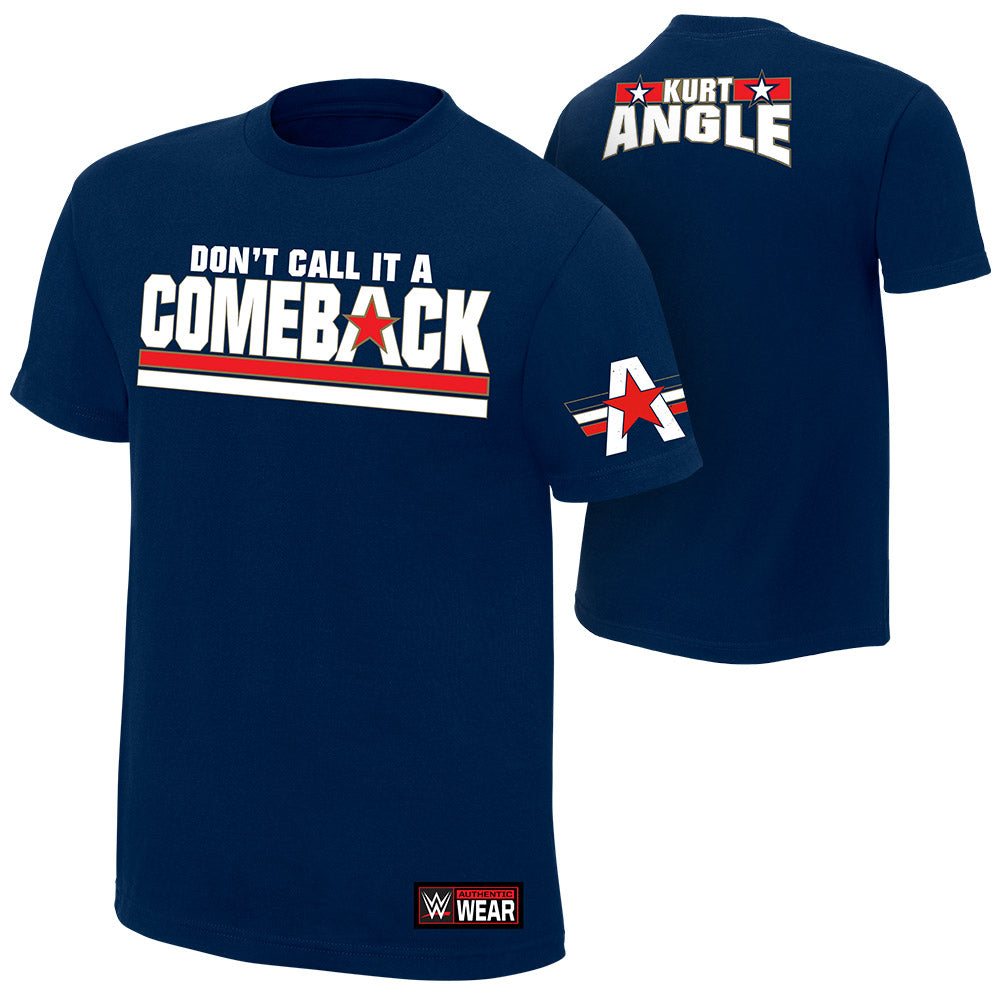Kurt Angle Comeback Youth Authentic T-Shirt Pwcatalog