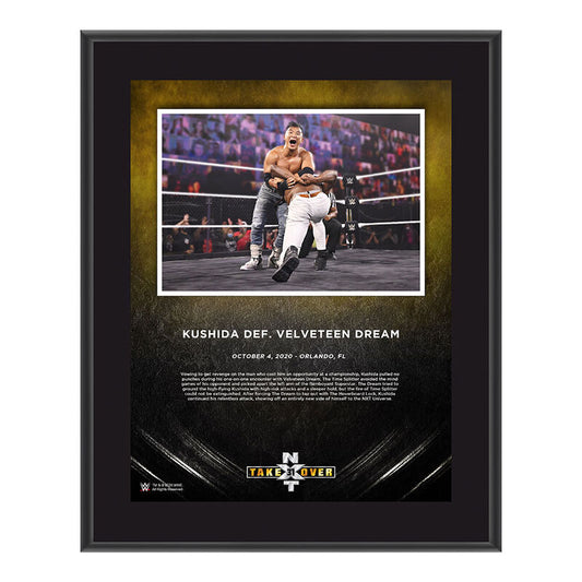 Kushida NXT Takeover 31 10 x 13 Commemorative Plaque Pwcatalog