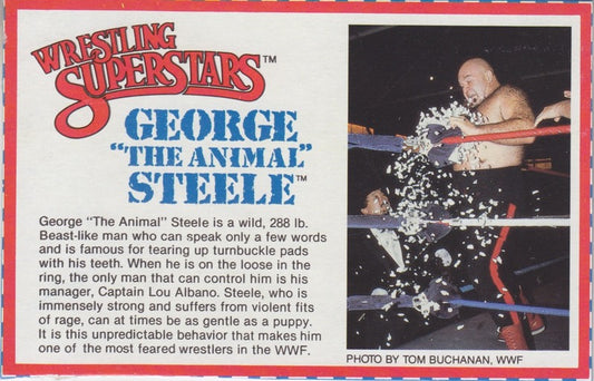 George "The Animal" Steele Series 2 PW Catalog