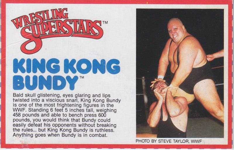 King Kong Bundy Series 2 PW Catalog