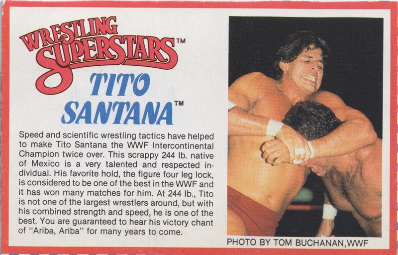 Tito Santana (Blue Trunks) Series 3 PW Catalog