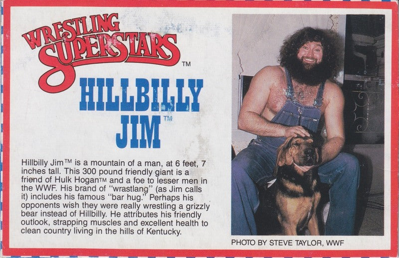 Hillbilly Jim Series 1 PW Catalog