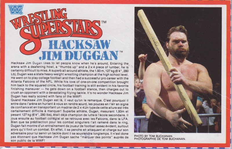 Hacksaw Jim Duggan Series 5 PW Catalog