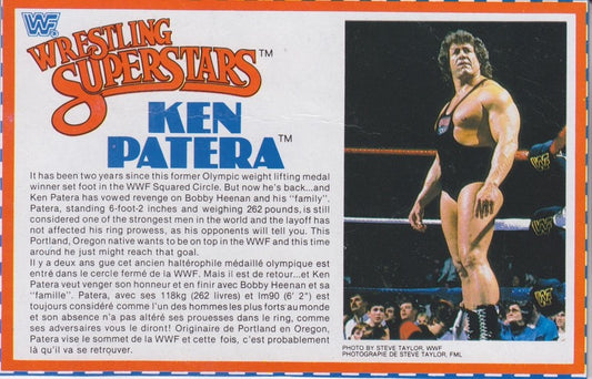Ken Patera Series 5 PW Catalog
