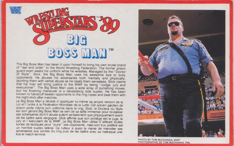 Big Boss Man Series 6 (Black Card) PW Catalog