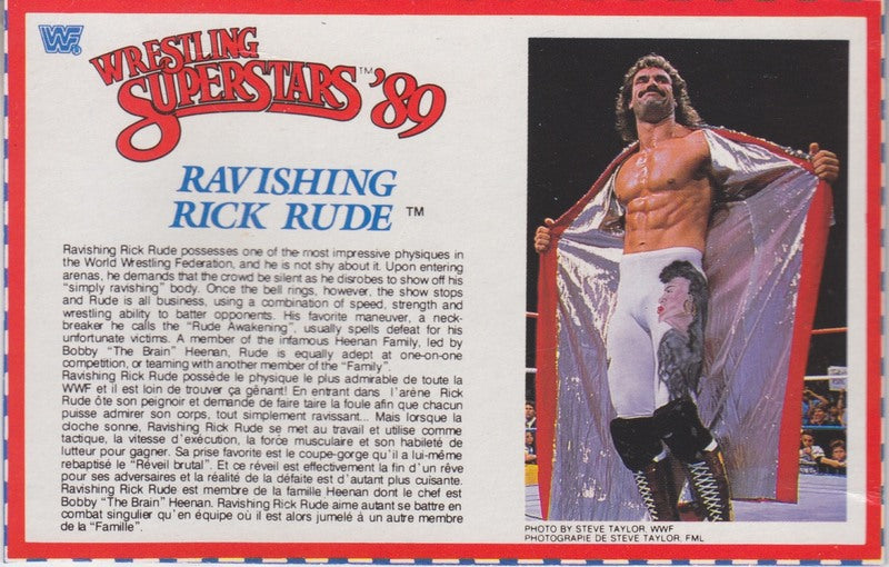 Ravishing Rick Rude Series 6 (Black Card) PW Catalog