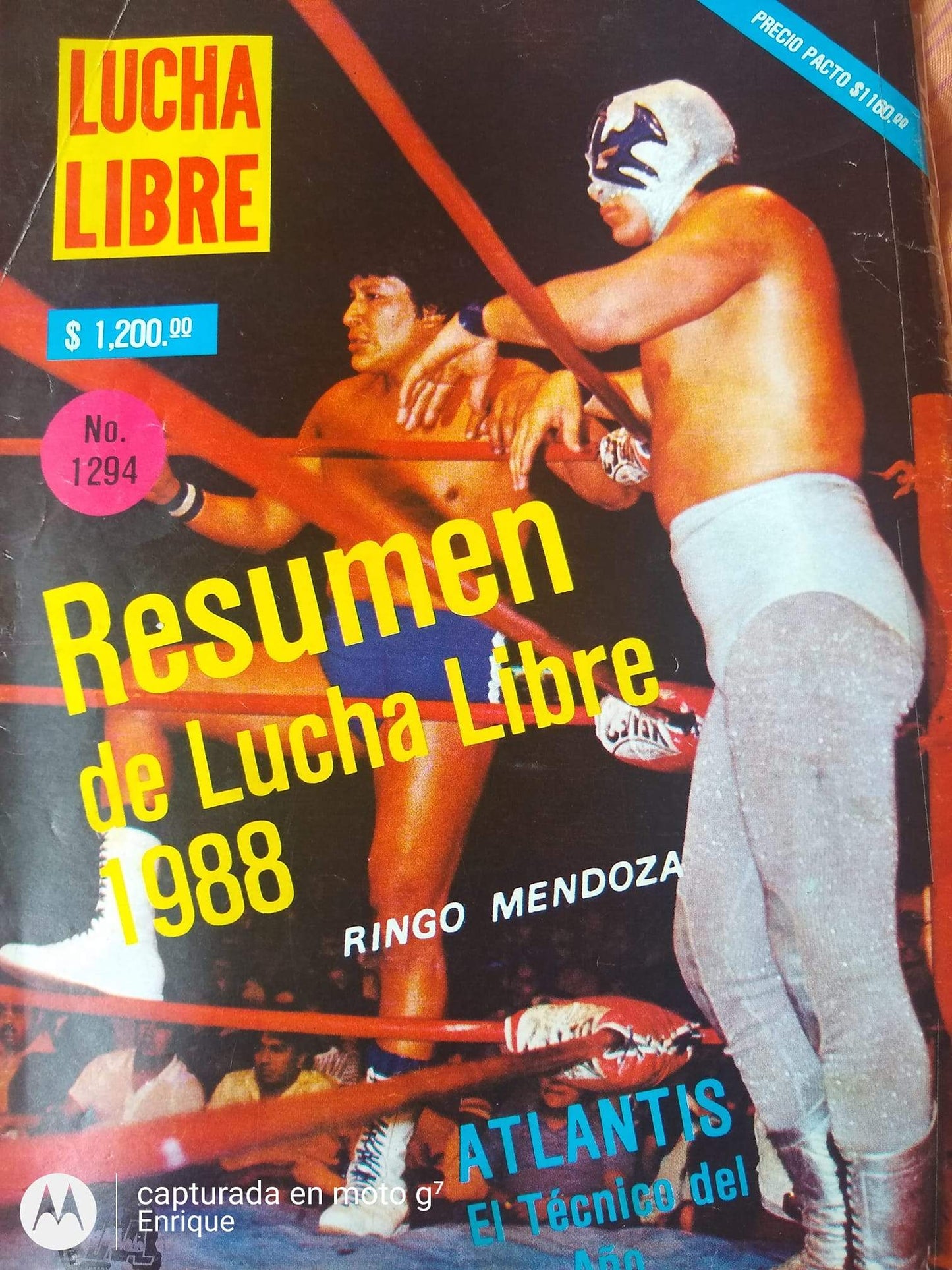 Lucha Libre Volume 1294 Magazine PWcatalog