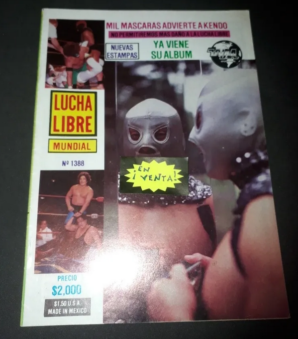 Lucha Libre Volume 1388 Magazine PWcatalog
