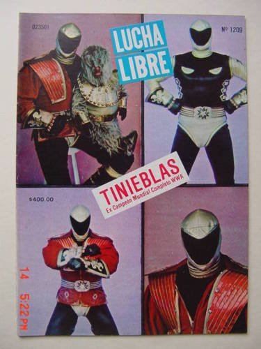 Lucha Libre Mundial Volume 1209 Magazine PWcatalog