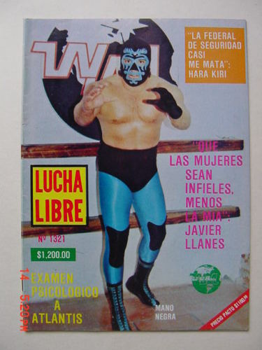 Lucha Libre Mundial Volume 1321 Magazine PWcatalog