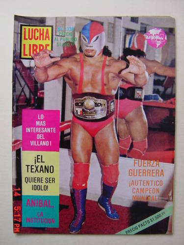 Lucha Libre Mundial Volume 1330 Magazine PWcatalog