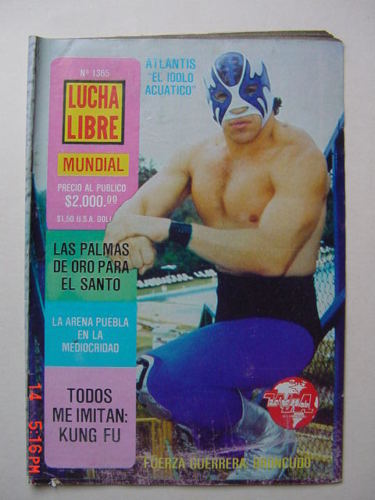 Lucha Libre Mundial Volume 1365 Magazine PWcatalog