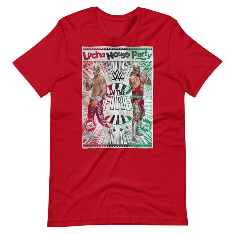 Lucha House Party In the Fire T-Shirt Pwcatalog