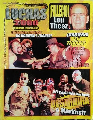 Luchas 2000 112 Magazine PWcatalog